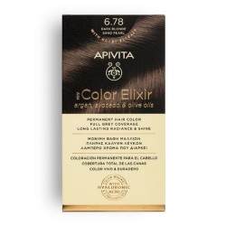 Apivita My Color Elixir Kit Βαφή Μαλλιών No 6.78 Ξανθό Σκούρο Μπεζ Περλέ